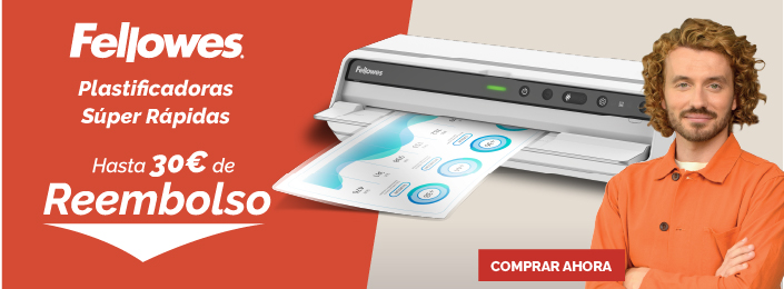 2025 Fellowes: reembolso al comprar plastificadoras