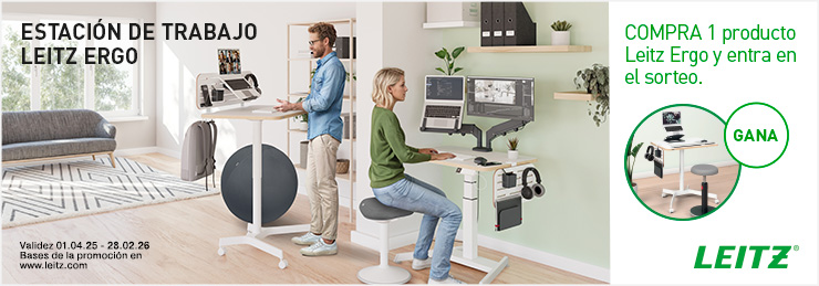 Participa con Leitz en el sorteo de 5 estaciones de trabajo
