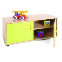 Muebles escolares. Cubetas de plástico