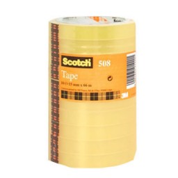 Pack 8 cintas adhesivas Scotch 19 mm. x 66 m. 508/1966