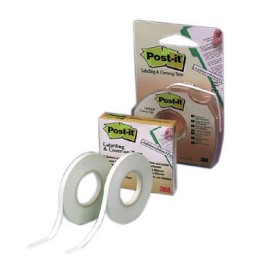Cinta ocultar-etiquetar blanca Post-it 4 mm. x 18 m. 651-HD
