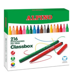 216 rotuladores de color Alpino AR000108N