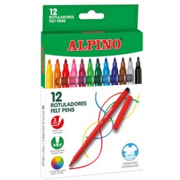 12 rotuladores de color Alpino AR001002N