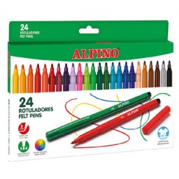 24 rotuladores de color Alpino AR001003N