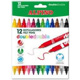 12 rotuladores Double Double Alpino AR002013N