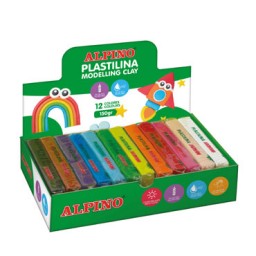 12 barras plastilina 150 g. surtidas Alpino DP000918