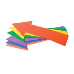 6 flechas rectas caucho 360mm. Amaya 410378