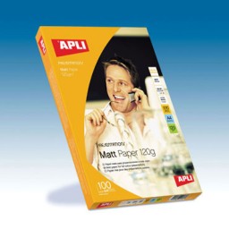 Papel Matt Quality 120 g/m2 100HJ Din A-4 Apli