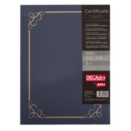 BO5 carpeta para diploma azul Apli 13596