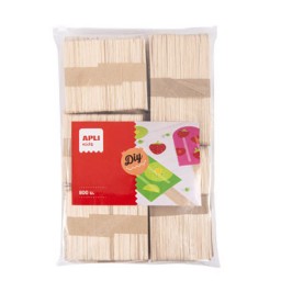 800 palos polo madera color Apli 17453