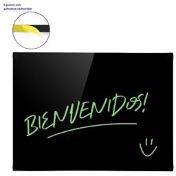 Pizarra mural metacrilato negro 470x345mm. Archivo 2000 26903MNE