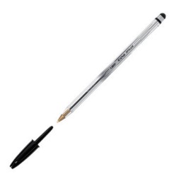 Bolígrafo Cristal Stylus negro Bic 902124