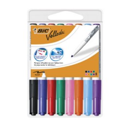 8 rotuladores pizarra 1741 Medium surtidos Velleda 505462