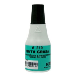 Tinta numeradores metálicos negra Noris T210/25N