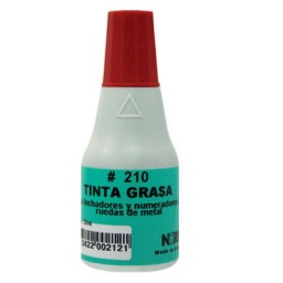 Tinta numeradores metálicos roja Noris T210/25R