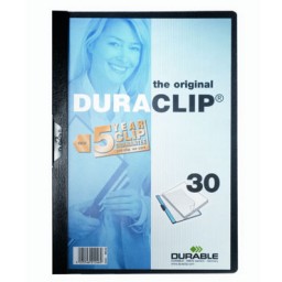 PQ25 carpetas Duraclip 30HJ Din A-4 col. surtidos Durable 2200-00
