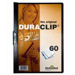 PQ25 carpetas Duraclip 60HJ Din A-4 col. surtidos Durable 2209-00