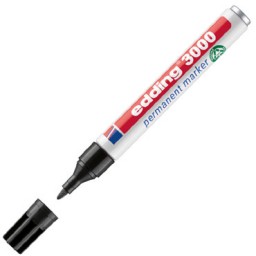 Marcador permanente edding 3000 negro 3000-001