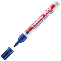 Marcador permanente edding 3000 azul 3000-003