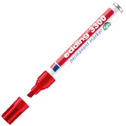 Marcador permanente edding 3300 rojo 3300-002