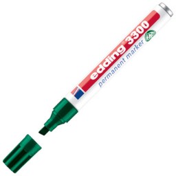 Marcador permanente edding 3300 verde 3300-004