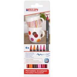 CJ6 rotulador porcelana edding 4200 colores cálidos