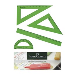 Juego de reglas escolares Faber Castell 65021