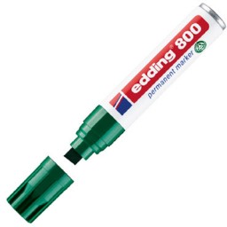 Marcador permanente edding 800 verde 800-004
