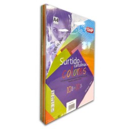 PQ100 cartulina colores surtidos A4 180 g/m²  DHP 40331