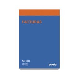 Talonario FACTURAS 4º original Dohe 50006