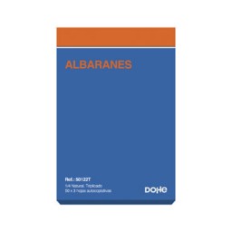 Talonario ALBARAN 4º triplicado Dohe 50122T