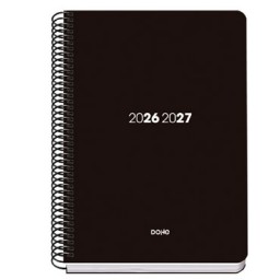 Agenda escolar Element negro A5 S/V Dohe 52237