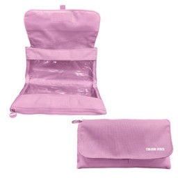 Portatodo doble con solapa rosa 52260