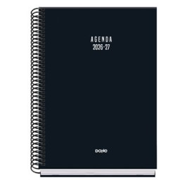Agenda escolar Basic Colour Vibes negro A5 S/V Dohe 52315