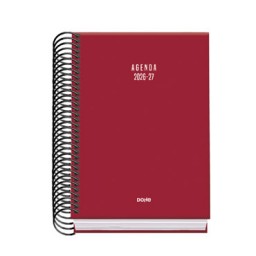 Agenda escolar Basic Colour Vibes burdeos A6 D/P Dohe 52321