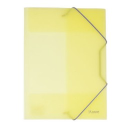 Carpeta gomas PP Din A-4 amarillo Dohe 90408