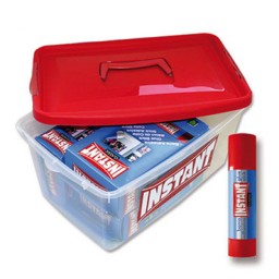 72 barra adhesivas 20 g. + tupper Instant IN1301