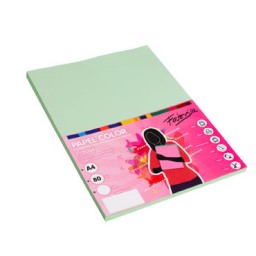 PQ100h papel verde A4 80g Fabrisa 15621