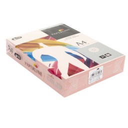 PQ500h papel rosa claro - it 140 A4 80g Fabrisa 15639