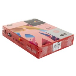 PQ500h papel rojo - it 250 A4 80g Fabrisa 15651
