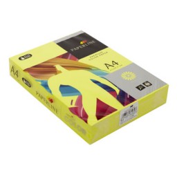 PQ500h papel amaril fluor - it 363 A4 80g Fabrisa 15654