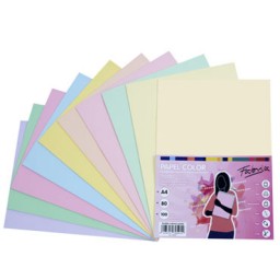 PQ100h papel A4 80g 10 colores pastel Fabrisa 16327