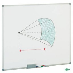 Pizarra blanca melaminada 45 x 60 cm. Faibo &11M-1T