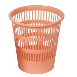 Papelera de rejilla naranja pastel Faibo 307-31