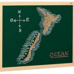 Pizarra verde lacada 65 x 84 cm. Faibo &403-1INDT