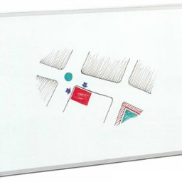 Pizarra blanca estratificada 45 x 60 cm. 1 cara mate Faibo &PAB-1T