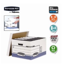 Contenedor archivos Din A-4 tapa suelta R-Kive 0026101