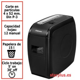 Destructora papel Fellowes 60Cs uso moderado 4606101