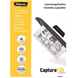 Pack 250 Fundas Plastificar Económicas 125 micras A4
