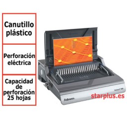 Encuadernadora eléctrica Fellowes Galaxy para canutillo de plástico